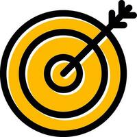Dartboard Creative Icon Design vector
