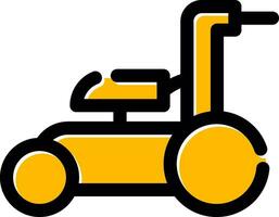 Lawnmower Creative Icon Design vector