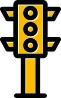 Traffic Light Creative Icon Design vector