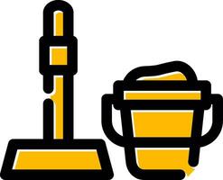 Floor Cleaner Creative Icon Design vector