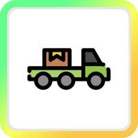 Trailer Creative Icon Design vector