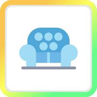 Sofa Creative Icon Design vector