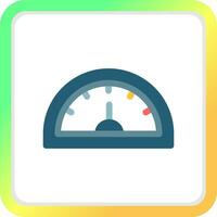 Speedometer Creative Icon Design vector