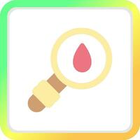 Blood Sample Creative Icon Design vector