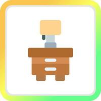 Side Table Creative Icon Design vector