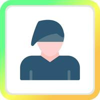 Wanted Creative Icon Design vector