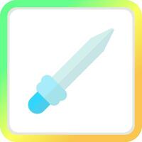 Balloon Sword Creative Icon Design vector