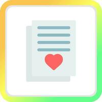 Love Letter Creative Icon Design vector