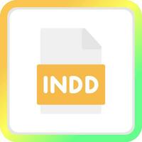 Indd File Creative Icon Design vector