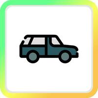 Old Car Creative Icon Design vector