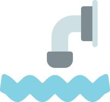 Waste Water Creative Icon Design vector