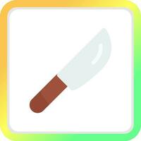 diseño de icono creativo de cuchillo vector