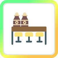 Table Creative Icon Design vector