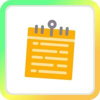 Sticky Note Creative Icon Design vector
