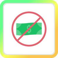 Forbidden Creative Icon Design vector
