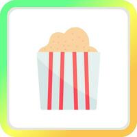 Popcorn Creative Icon Design vector