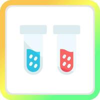 Test Tube Creative Icon Design vector