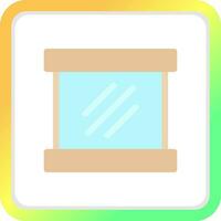 Mirror Creative Icon Design vector