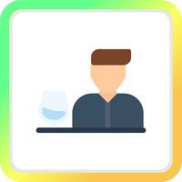 Bartender Creative Icon Design vector