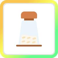 Salt And Pepper Creative Icon Design vector