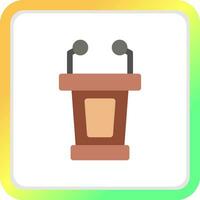 Lectern Creative Icon Design vector