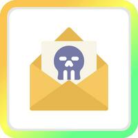 Blackmail Creative Icon Design vector