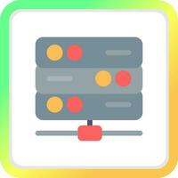 Server Creative Icon Design vector