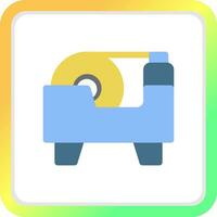 Tape Dispenser Creative Icon Design vector