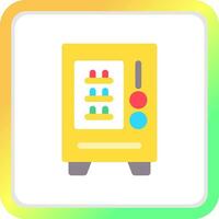 Vending Machine Creative Icon Design vector