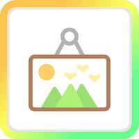 Frame Creative Icon Design vector