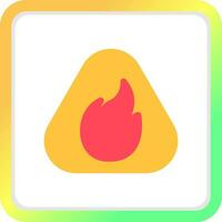 Flame Creative Icon Design vector