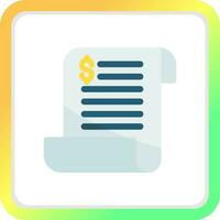 Bill Creative Icon Design vector