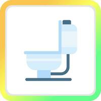 Toilet Creative Icon Design vector