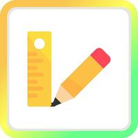 Ruler Creative Icon Design vector