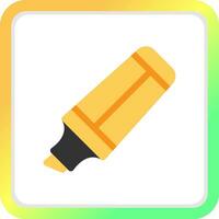 Highlighter Creative Icon Design vector