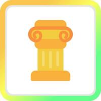 Pillar Creative Icon Design vector