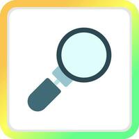 Magnifying Glass Creative Icon Design vector