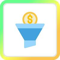 Funnel Creative Icon Design vector