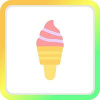 Ice Cream Creative Icon Design vector