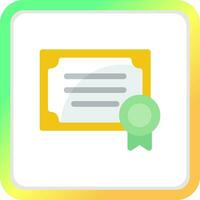 Certificate Creative Icon Design vector