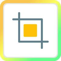 Crop Creative Icon Design vector