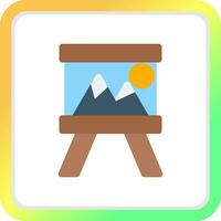 Canvas Creative Icon Design vector