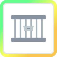 Jail Creative Icon Design vector