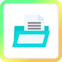 Folder Creative Icon Design vector