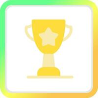 Trophy Creative Icon Design vector