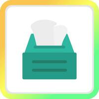 Tissue Box Creative Icon Design vector