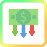 Inflation Creative Icon Design vector