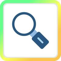 Magnifying Glass Creative Icon Design vector