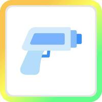 Thermometer Gun Creative Icon Design vector