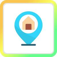 Property Location Creative Icon Design vector